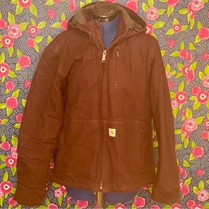 Carhartt WOMEN'S LOOSE FIT WASHED DUCK INSULATED ACTIVE JAC 3 WARMEST RATING SzM